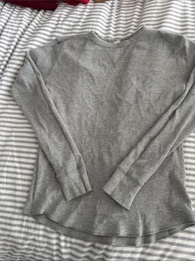 Gray Thermal Long-Sleeve Top men’s extra small